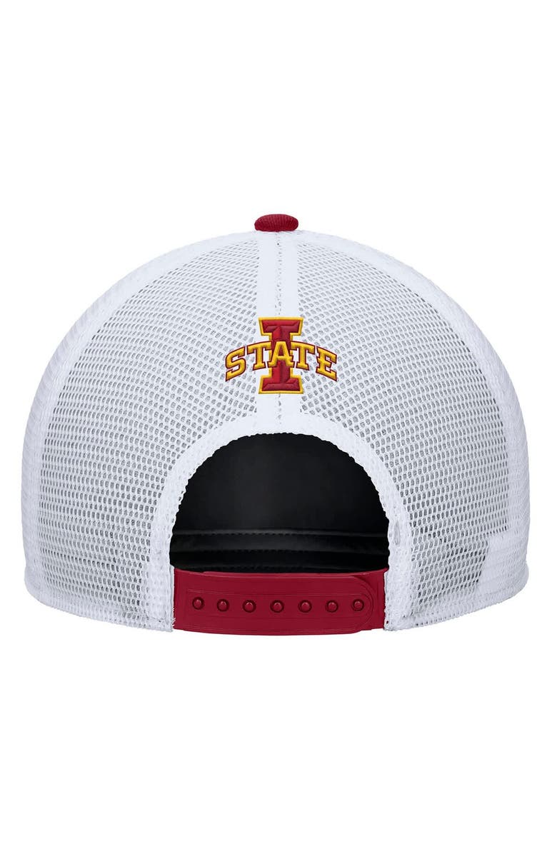 Nike Men's Nike Cardinal Iowa State Cyclones 2025 On-Field Rise Trucker Adjustable Hat, Alternate, color, Cardinal