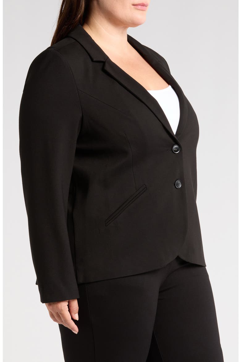 Beas Ponte Blazer, Alternate, color, BLACK