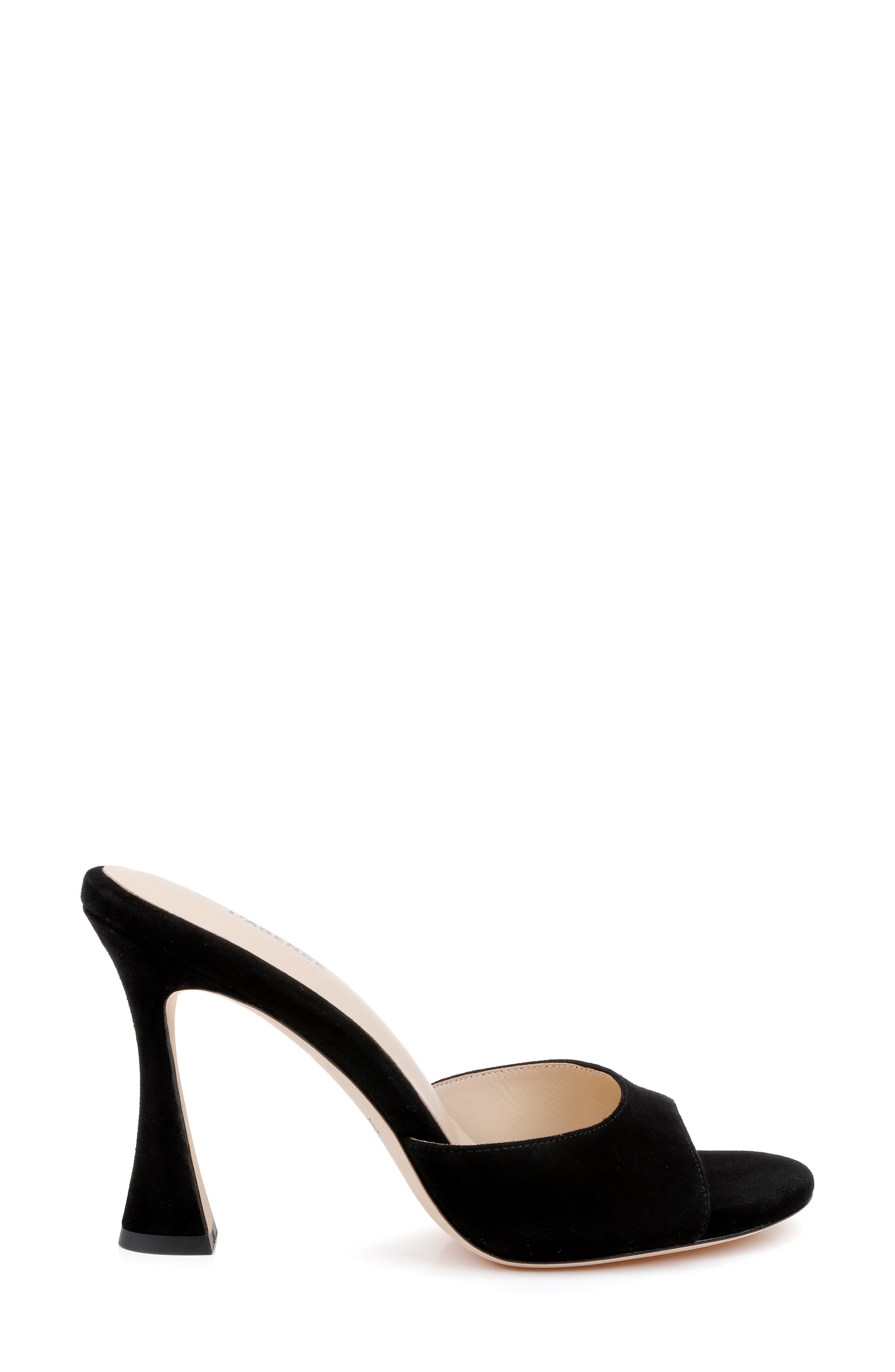 L'AGENCE Avery Slide Sandal, Alternate, color, Black
