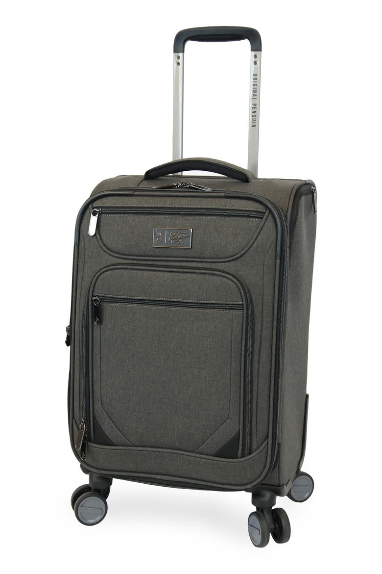 Hedge XL 3-Piece Softside Luggage Set, Alternate, color, BLACK CROSSHATCH