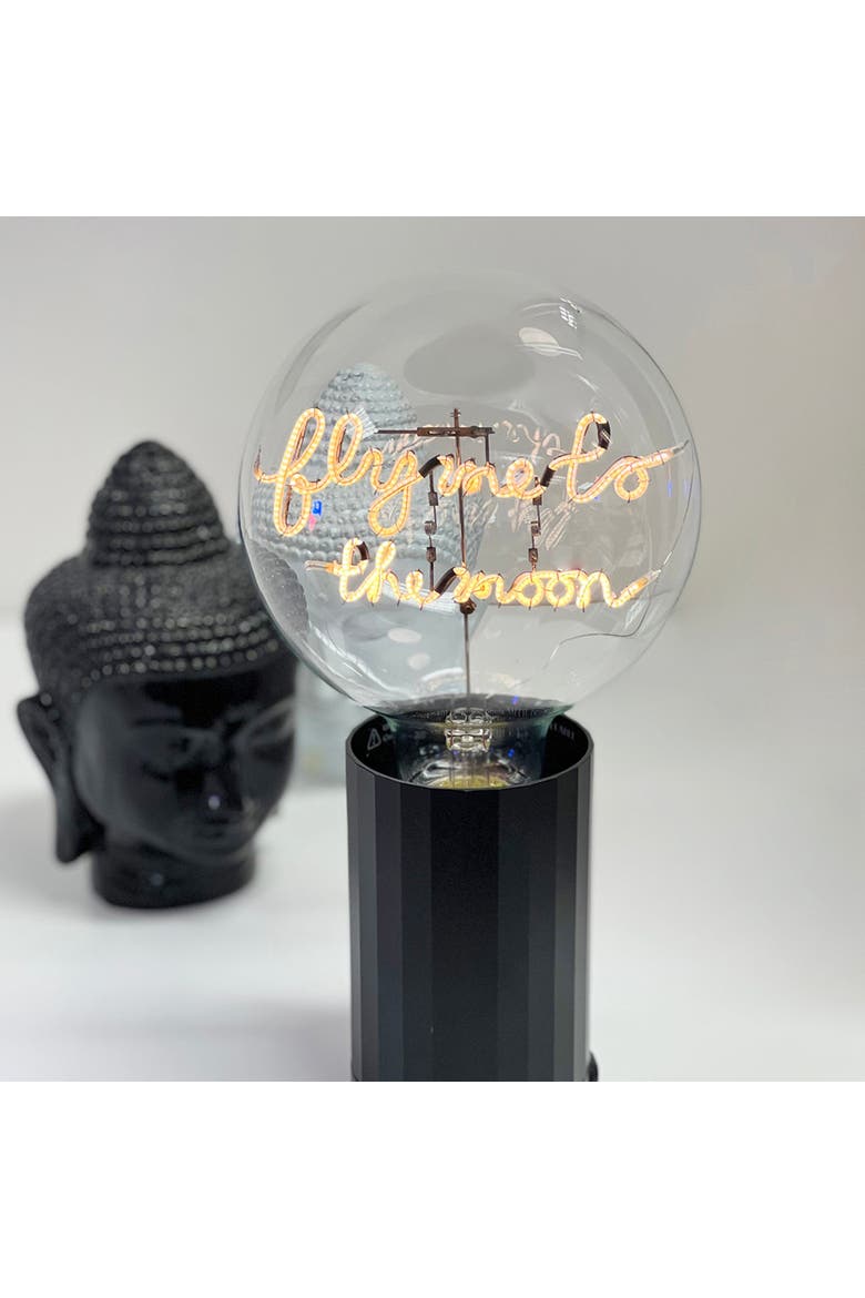 Fly Me To The Moon Portable Table Lamp, Alternate, color, Pink