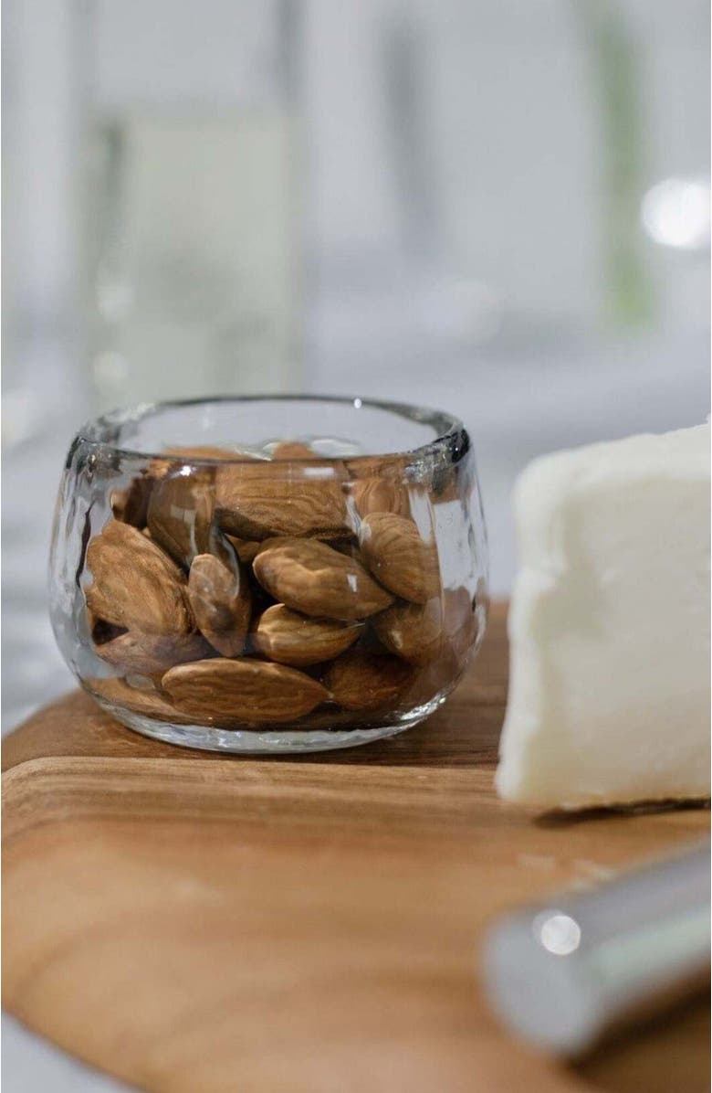 The Collective Home Pebbled Condiment Bowls - Set of 4, Alternate, color, Clear