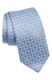 Eton Circle Medallion Silk Tie