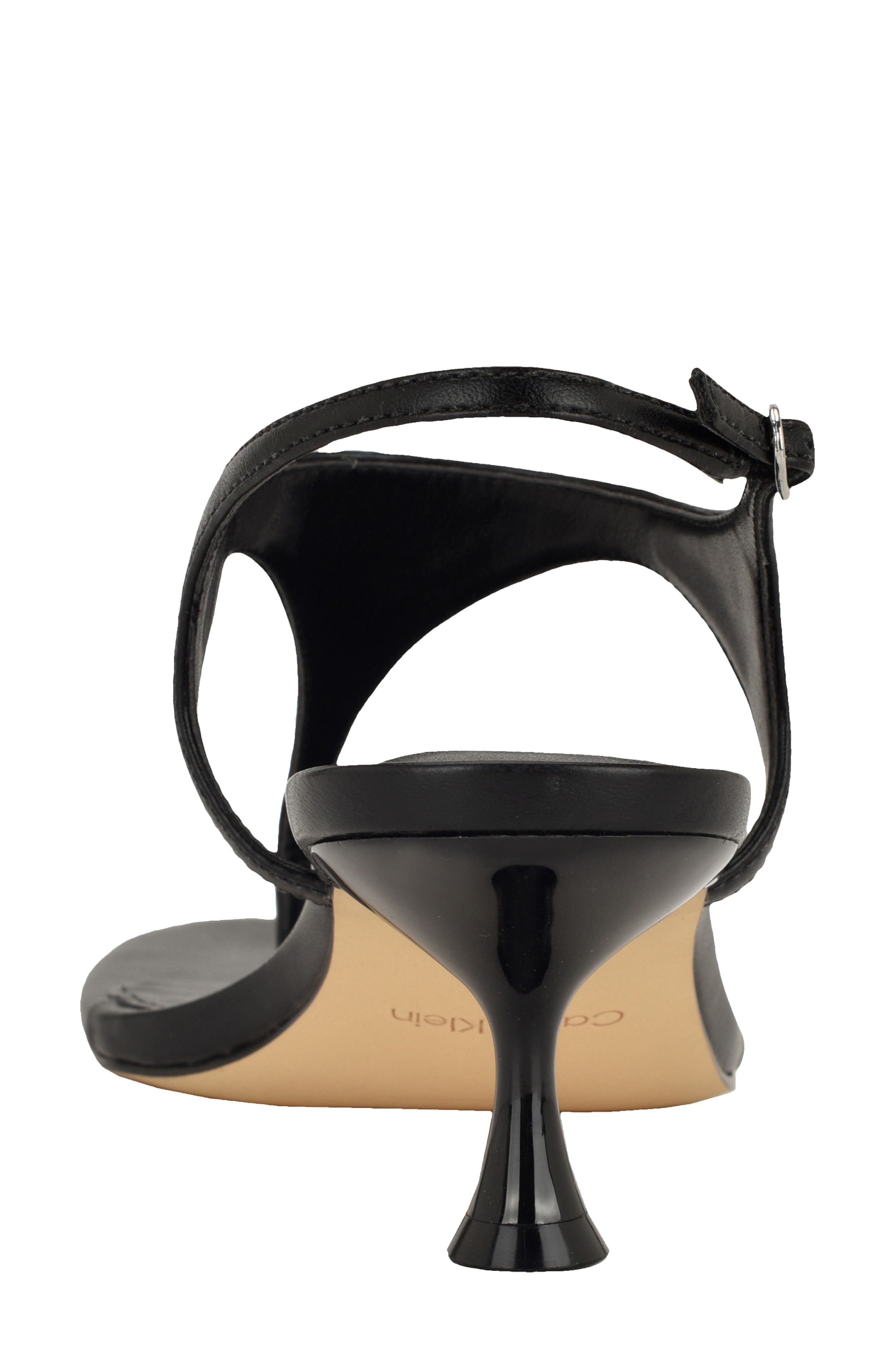 Calvin Klein Portia Ankle Strap Sandal, Alternate, color, Black
