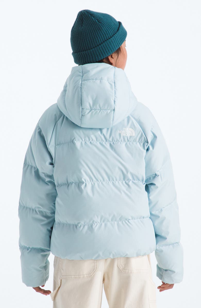 The North Face Kids' North 600-Fill-Power Down Hooded Jacket, Alternate, color, Polar Haze