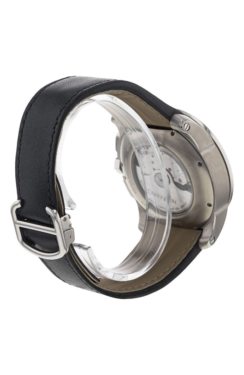 Watchfinder & Co. Cartier Preowned 2021 Calibre Bracelet Chronog Watch, 42mm, Alternate, color, 