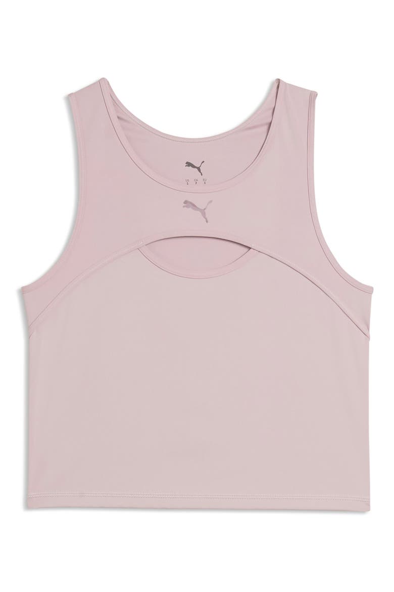 Shape Keyhole Performance Tank, Main, color, MISTY PINK