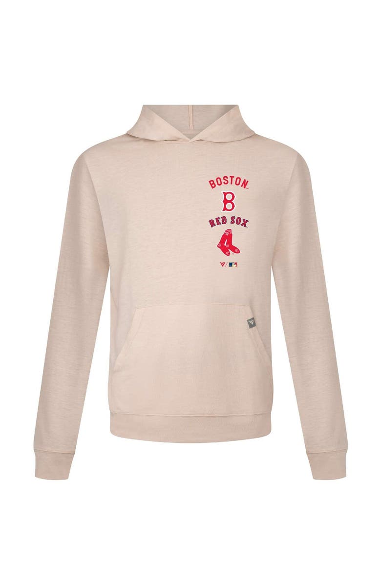 LEVELWEAR Men's Levelwear Cream Boston Red Sox Base Line Pullover Hoodie, Main, color, Cream