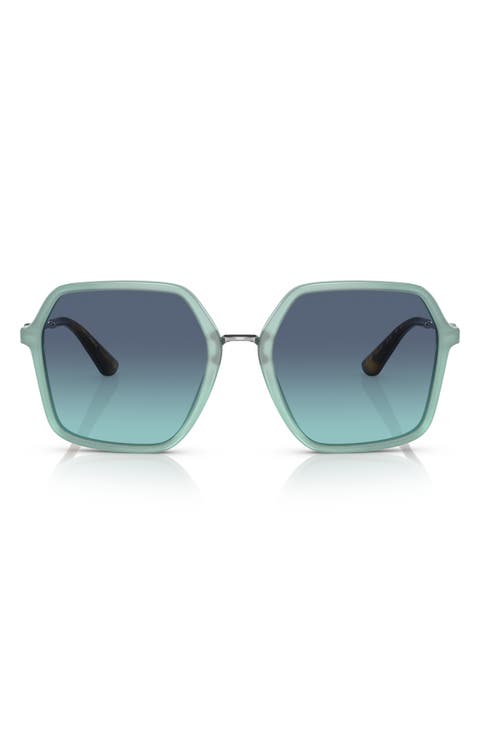 56mm Square Sunglasses