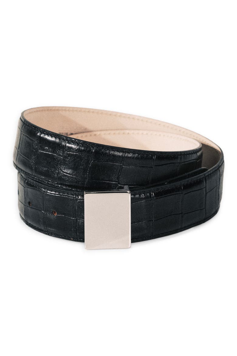 Colette Calf Hair Belt, Alternate, color, DALMATIAN PONYHAIR