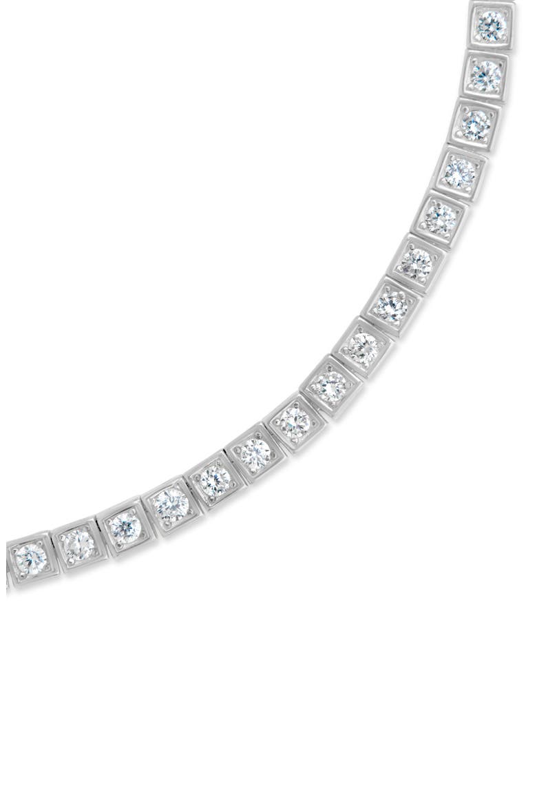 Christina Cubic Zirconia Tennis Bracelet, Alternate, color, SILVER