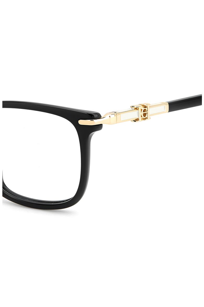54mm Square Reading Glasses, Alternate, color, BLACK