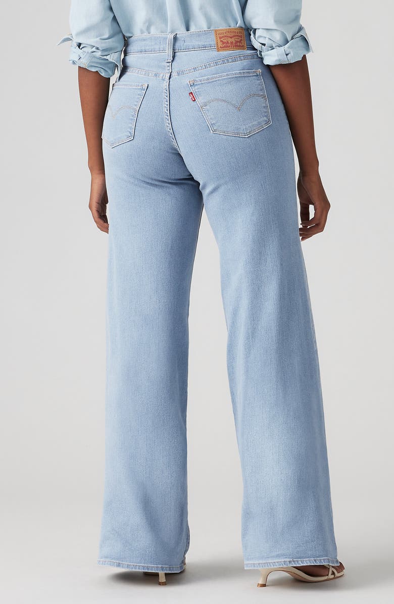 Levi's 318 Shaping Wide Leg Jeans, Alternate, color,