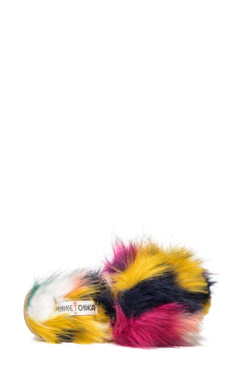 Minnetonka Lolo Faux Fur Slide Sandal