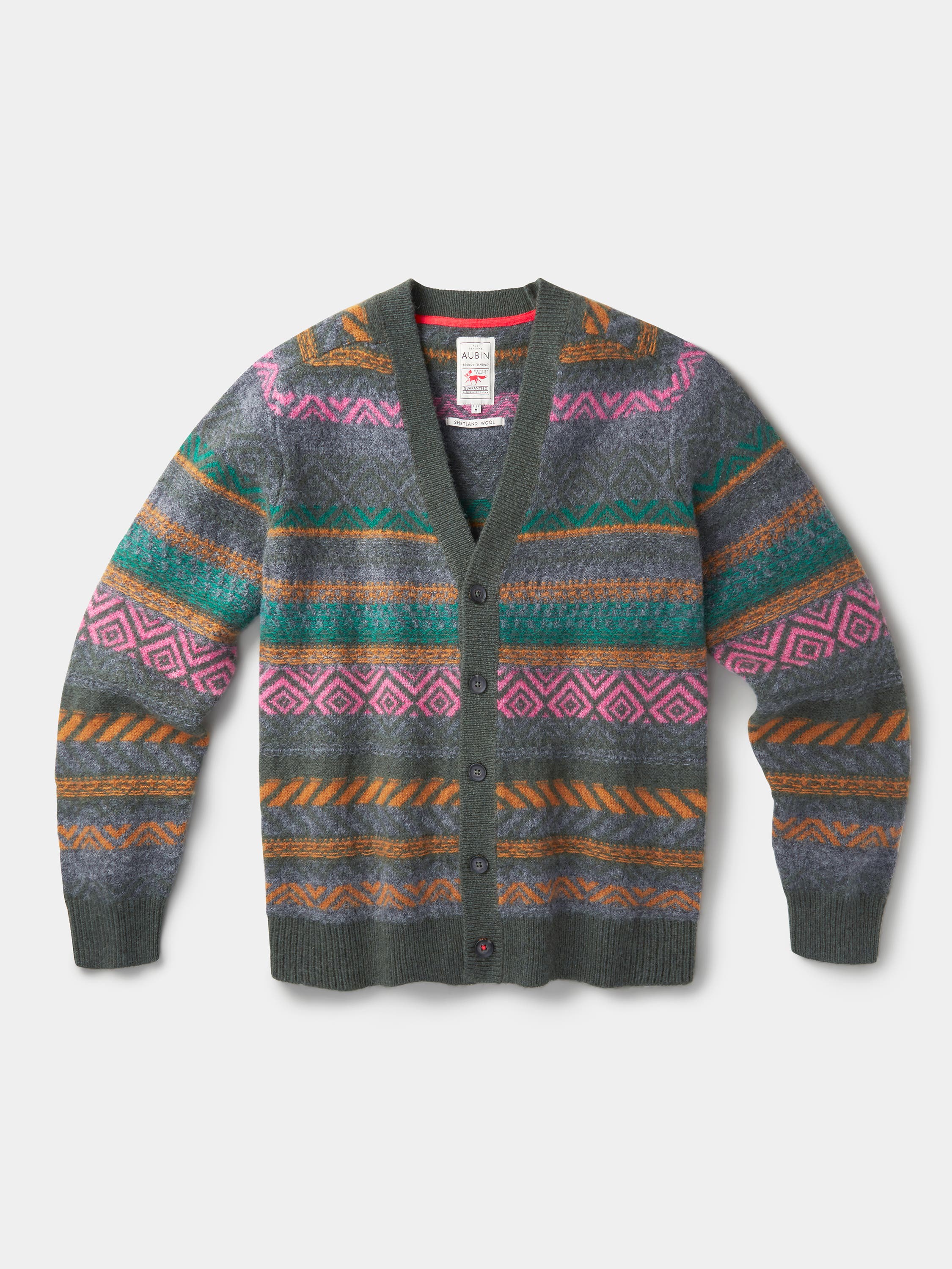 Fair Isle Wool Cardigan - image 2