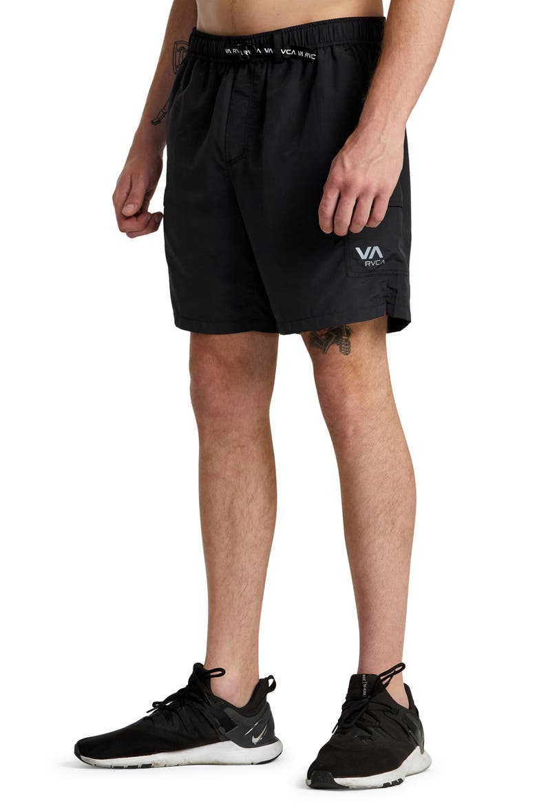 Outsider Cargo Shorts, Alternate, color, BLACK