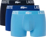 Lacoste Essential Assorted 3-Pack Stretch Cotton Boxer Briefs
