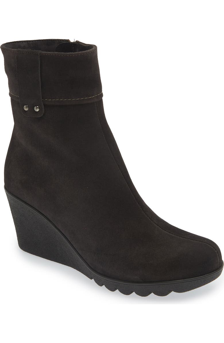 La Canadienne Begonia City Dry<sup>™</sup> Wedge Heel Waterproof Bootie, Main, color,