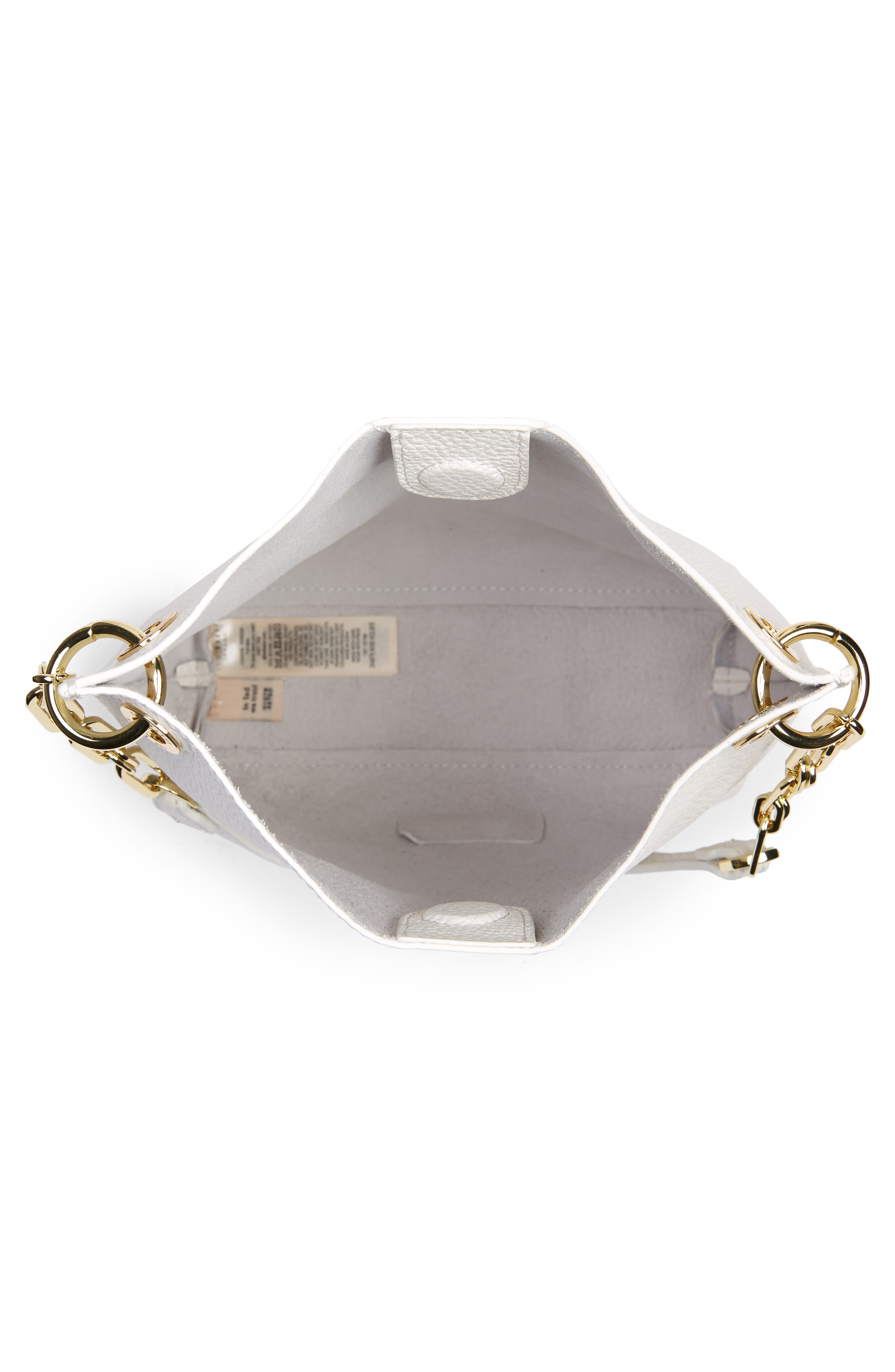 Mini Holiiee Leather Crossbody Bag, Alternate, color, WHITE