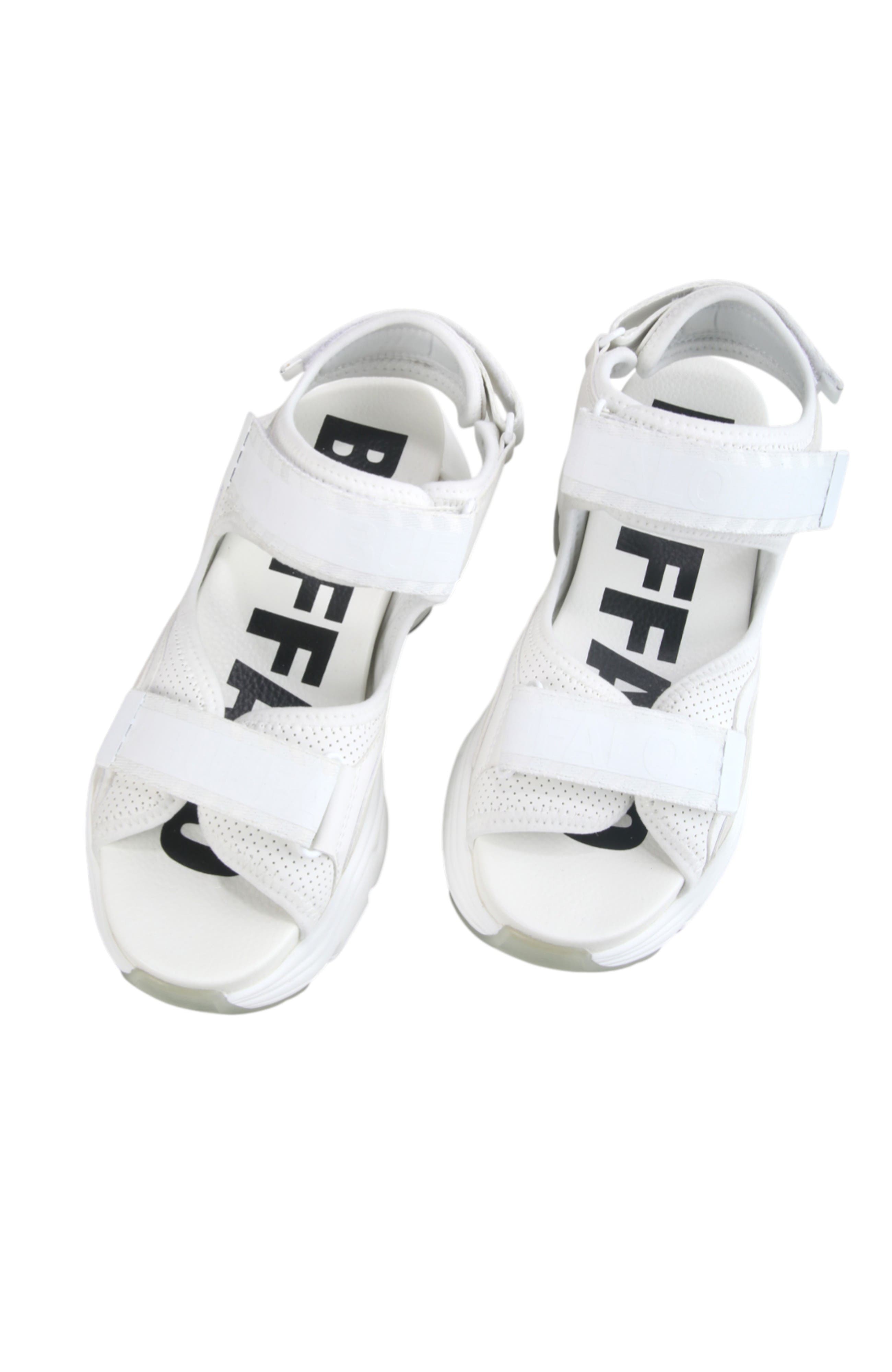 Buffalo Boots Binary 0 Platform Sandal, Alternate, color, White
