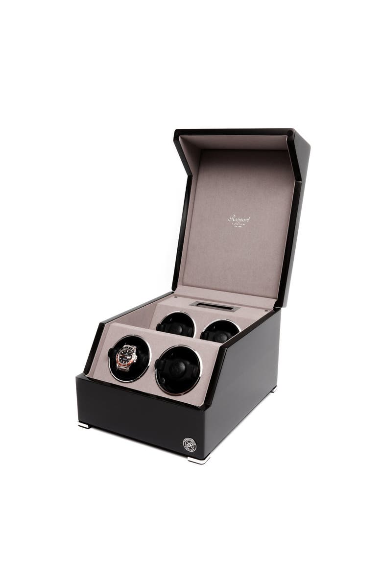 Rapport London PERPETUA QUAD WATCH WINDER, Alternate, color, Ebony