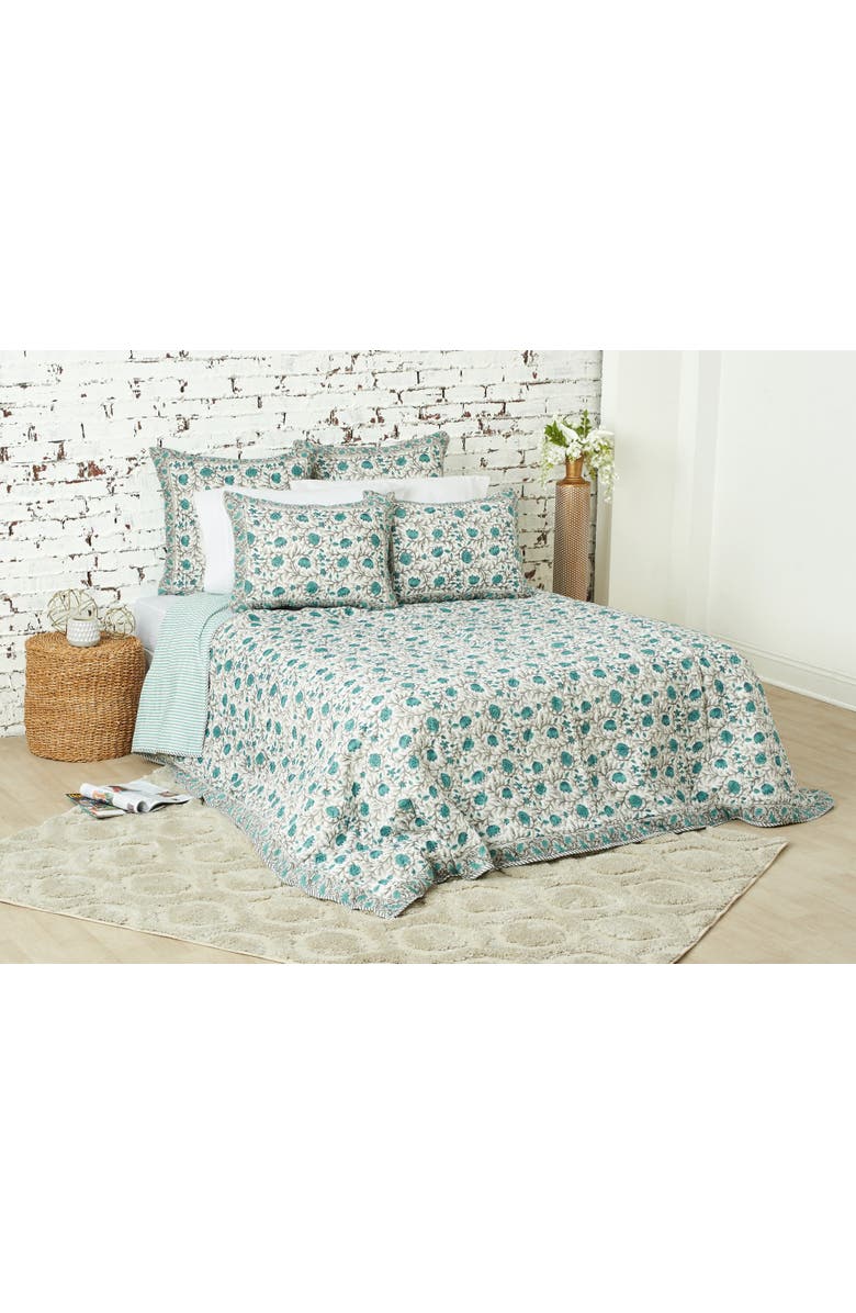 carol & frank Victory Surf Quilt, Alternate, color, Blue