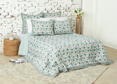Carol & Frank Victory Surf Cotton Standard Pillow Sham In Multi