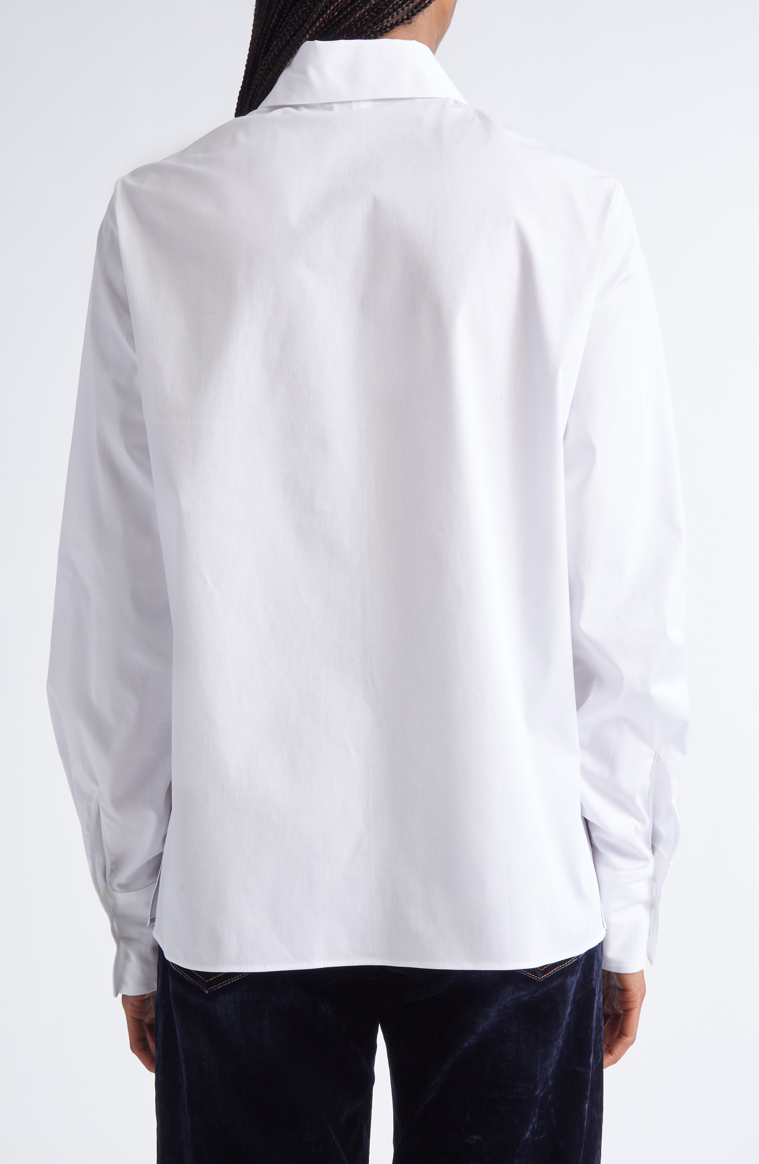 Piped Placket Button-Up Shirt - image 2