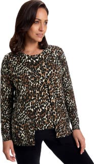 Jessica London Fine Gauge Button Front Cardigan