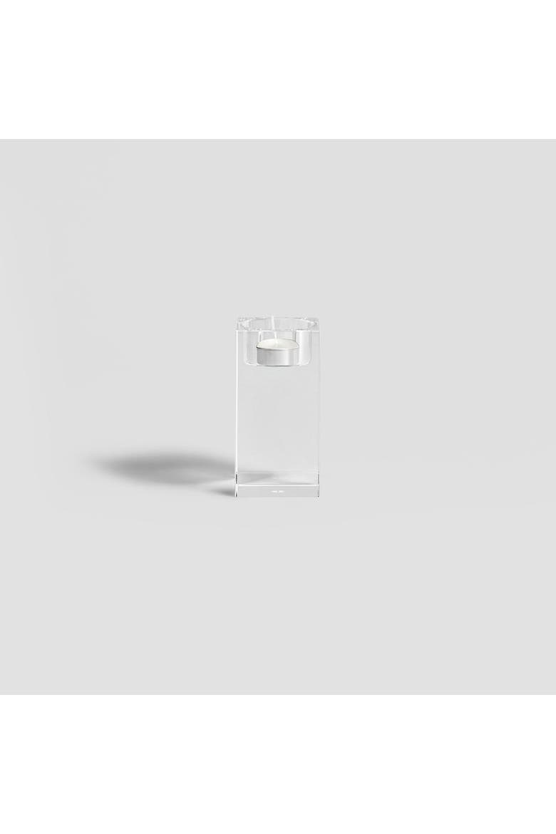William Candle holder, Alternate, color, White
