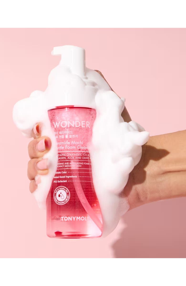 TONYMOLY Wonder Ceramide Mochi Micellar Foam Cleanser, Alternate, color, 
