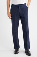 Percival Flat Front Linen Chinos
