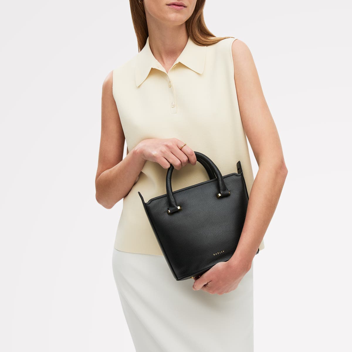 Radley Golbourne Road Small Ziptop Satchel Bag, Alternate, color, Black