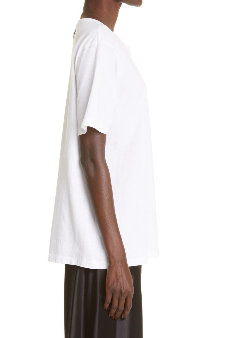 Mae Cotton T-Shirt, Alternate, color, WHITE