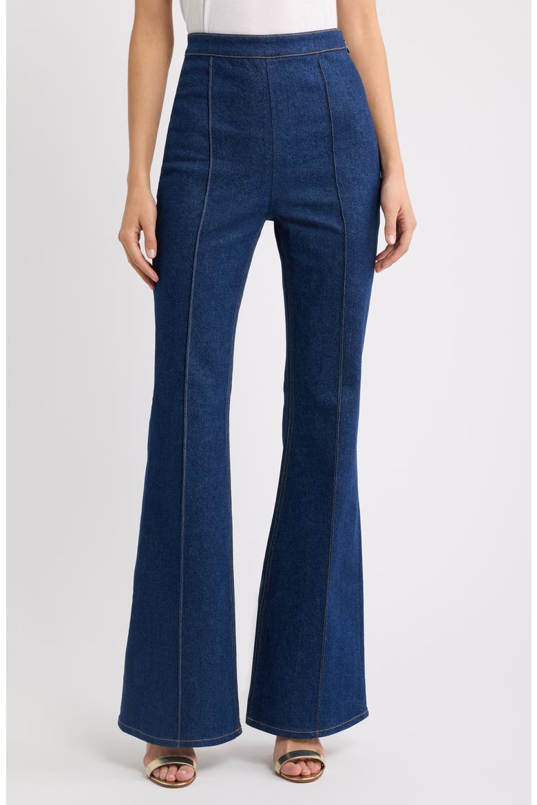 Pintuck Jeans, Main, color, BLUE