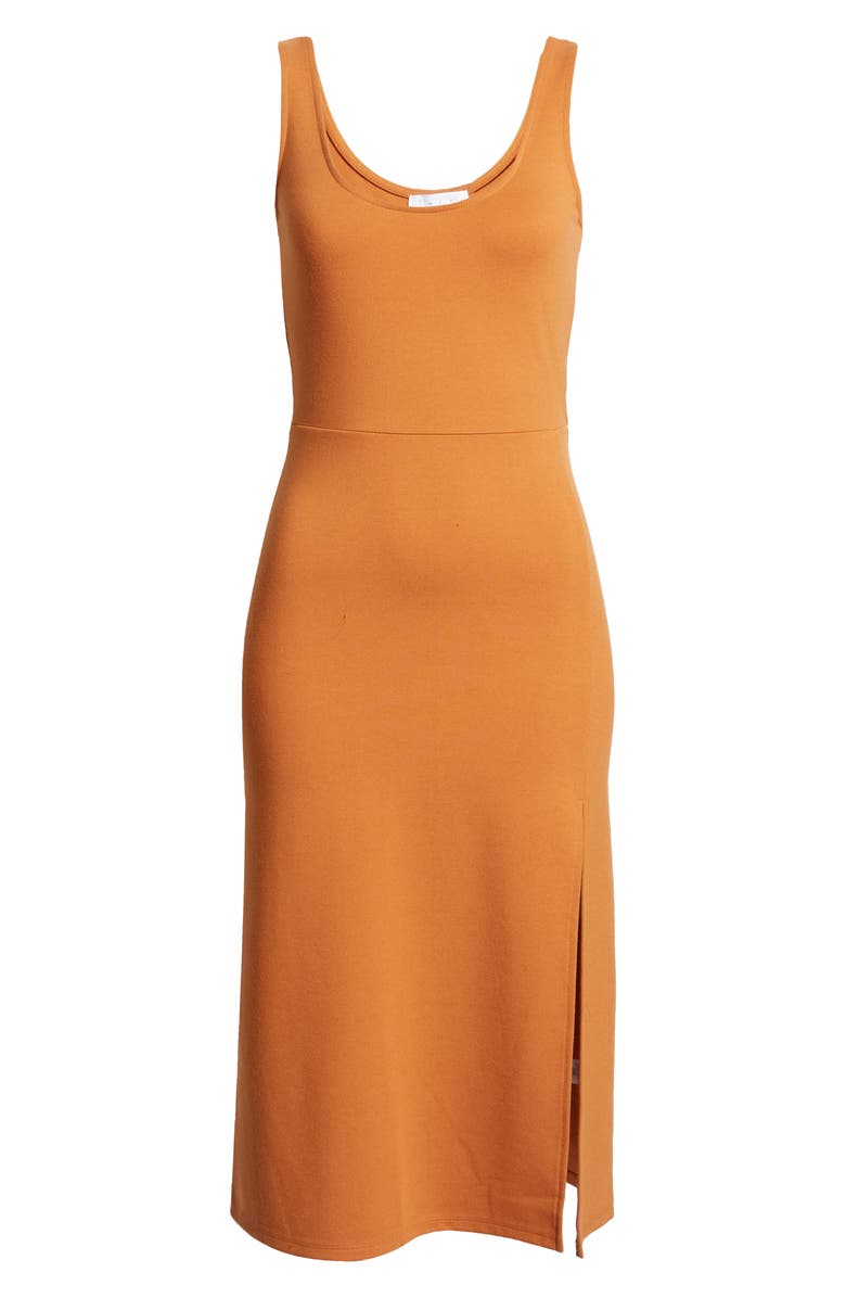 Leith Scoop Neck Midi Dress, Alternate, color,