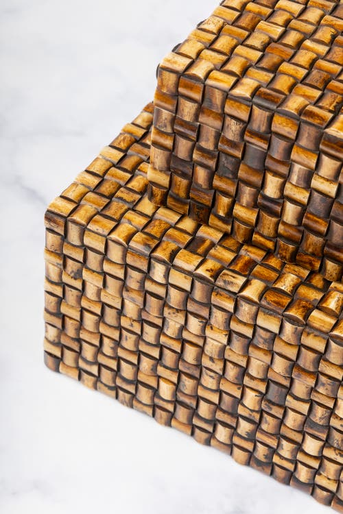 Gauri Kohli Nomad Decorative Boxes In Brown