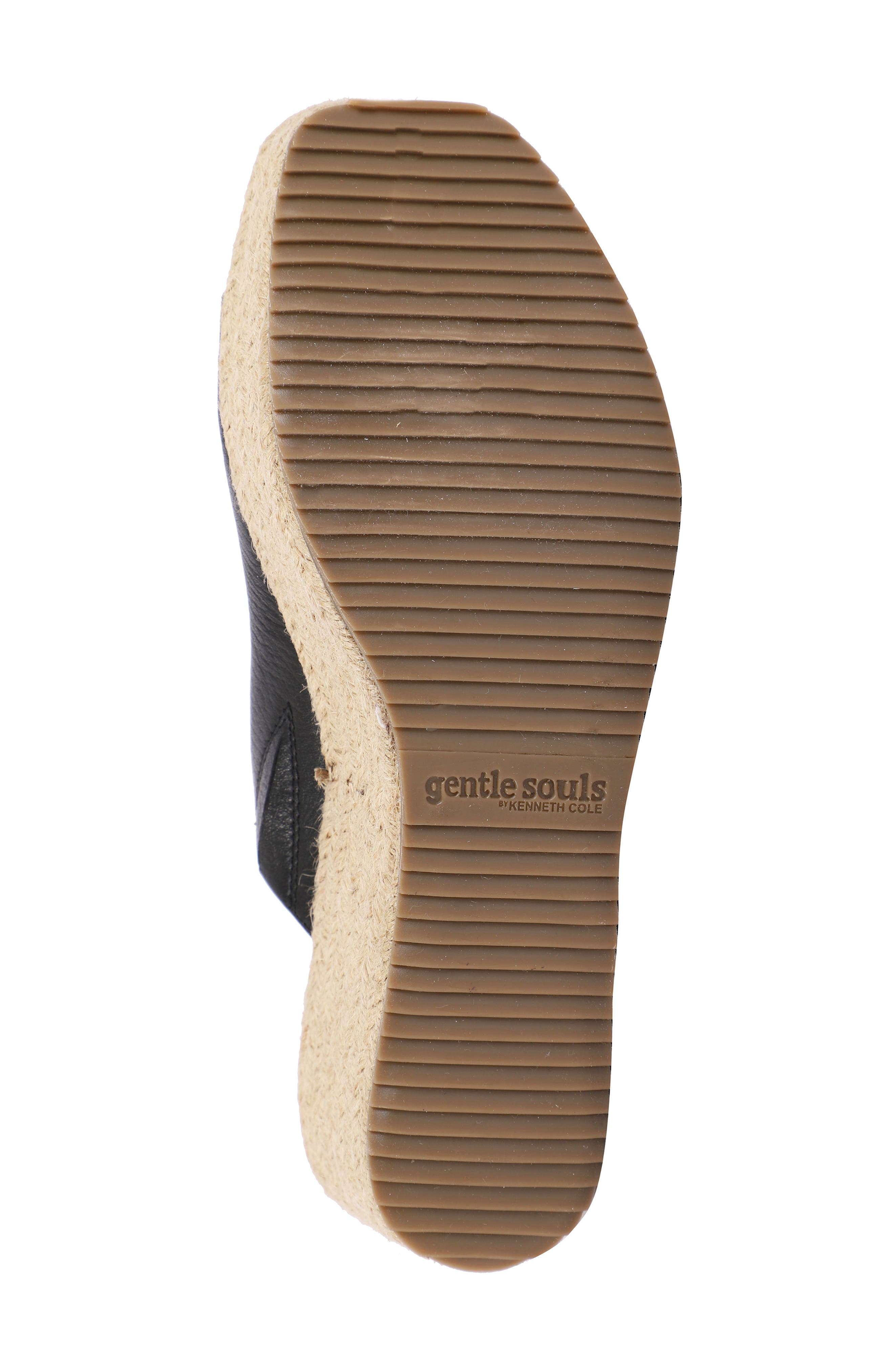 Gentle Souls Silvana Woven Platform Slide Sandal, Alternate, color, Black
