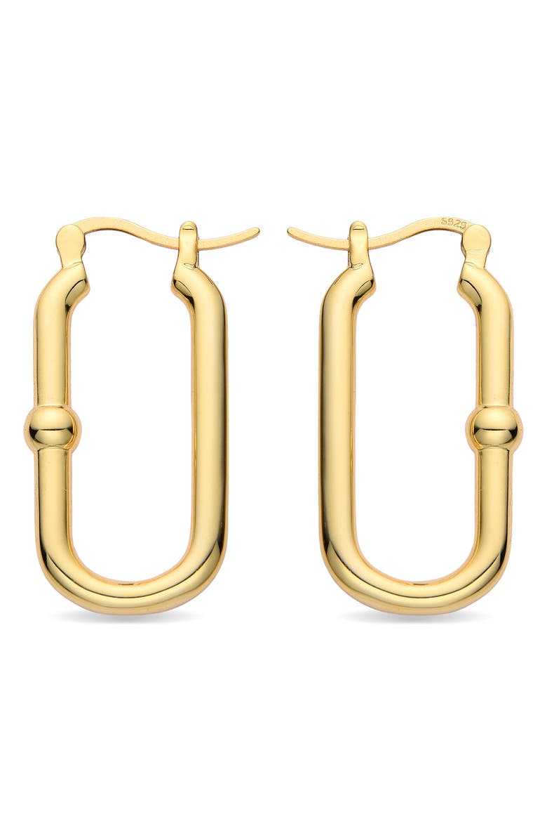 EYE CANDY LOS ANGELES Lisa Hoop Earrings, Alternate, color, Gold