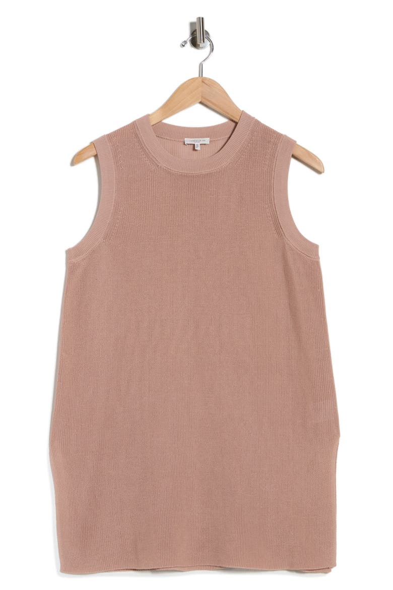 Sleeveless Knit Tunic, Alternate, color, POWDER