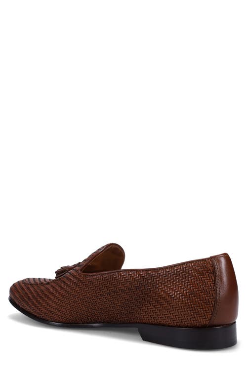 Ron White Silas Water Resistant Tassel Loafer In Cognac