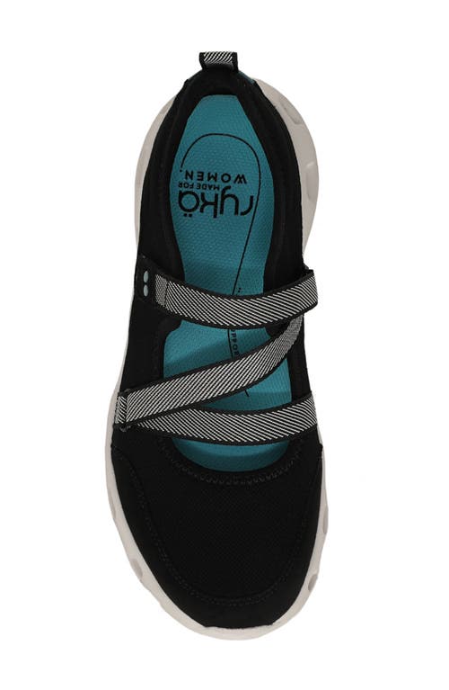 Ryka Women's Activfoam Mary Jane Walking Sneakers In Black