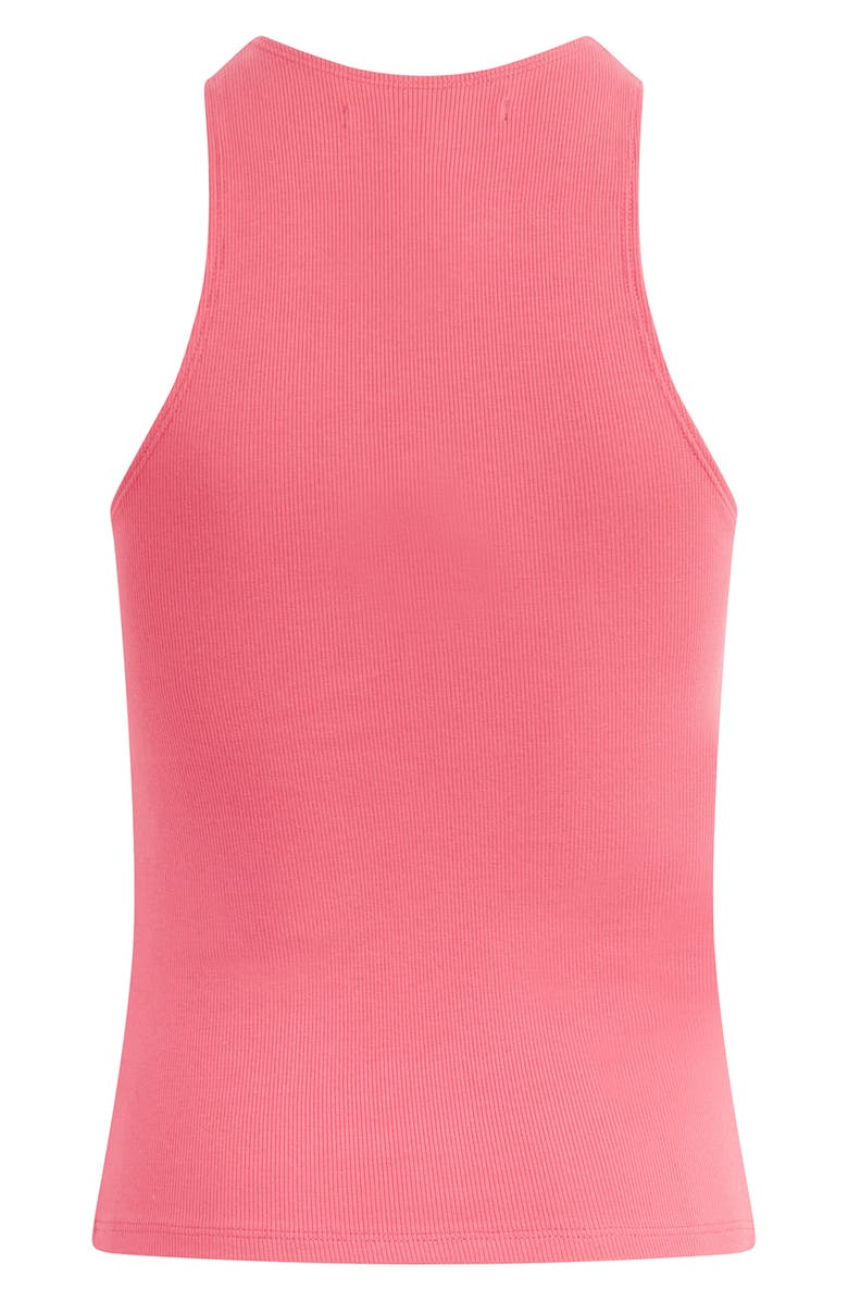 Hudson Jeans Rib Racer Tank, Alternate, color, Party Punch