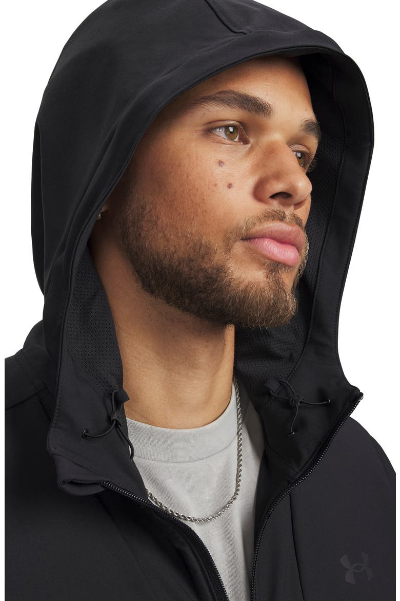 Unstoppable Hooded Jacket, Alternate, color, BLACK