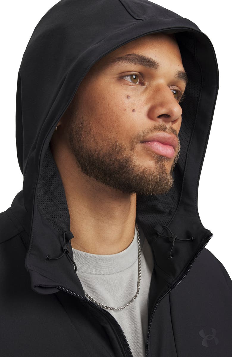 Under Armour Unstoppable Hooded Jacket, Alternate, color, Black