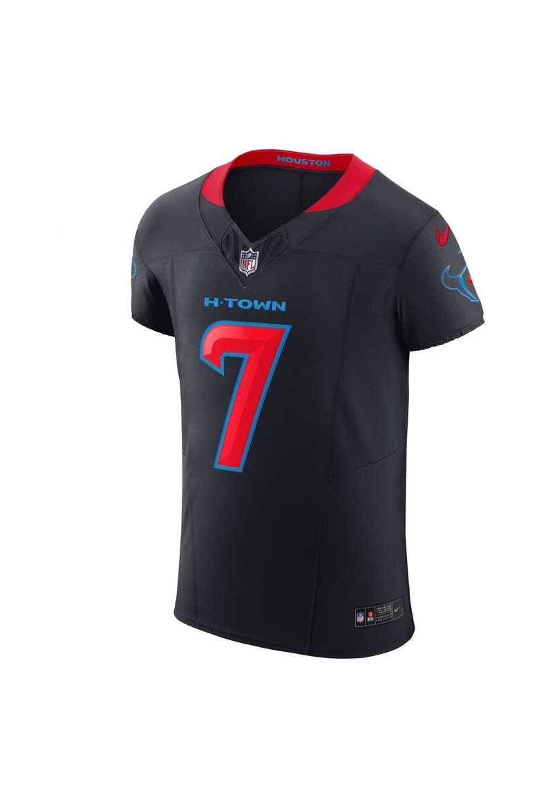 Men's Nike C.J. Stroud Navy Houston Texans Alternate 2  Vapor F.U.S.E. Elite Jersey, Alternate, color, Navy
