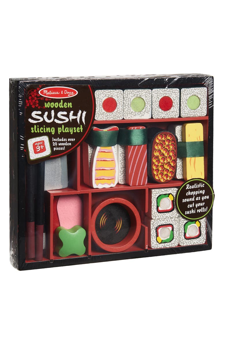 Melissa & Doug 'Sushi Slicing' Wooden Toy, Alternate, color,