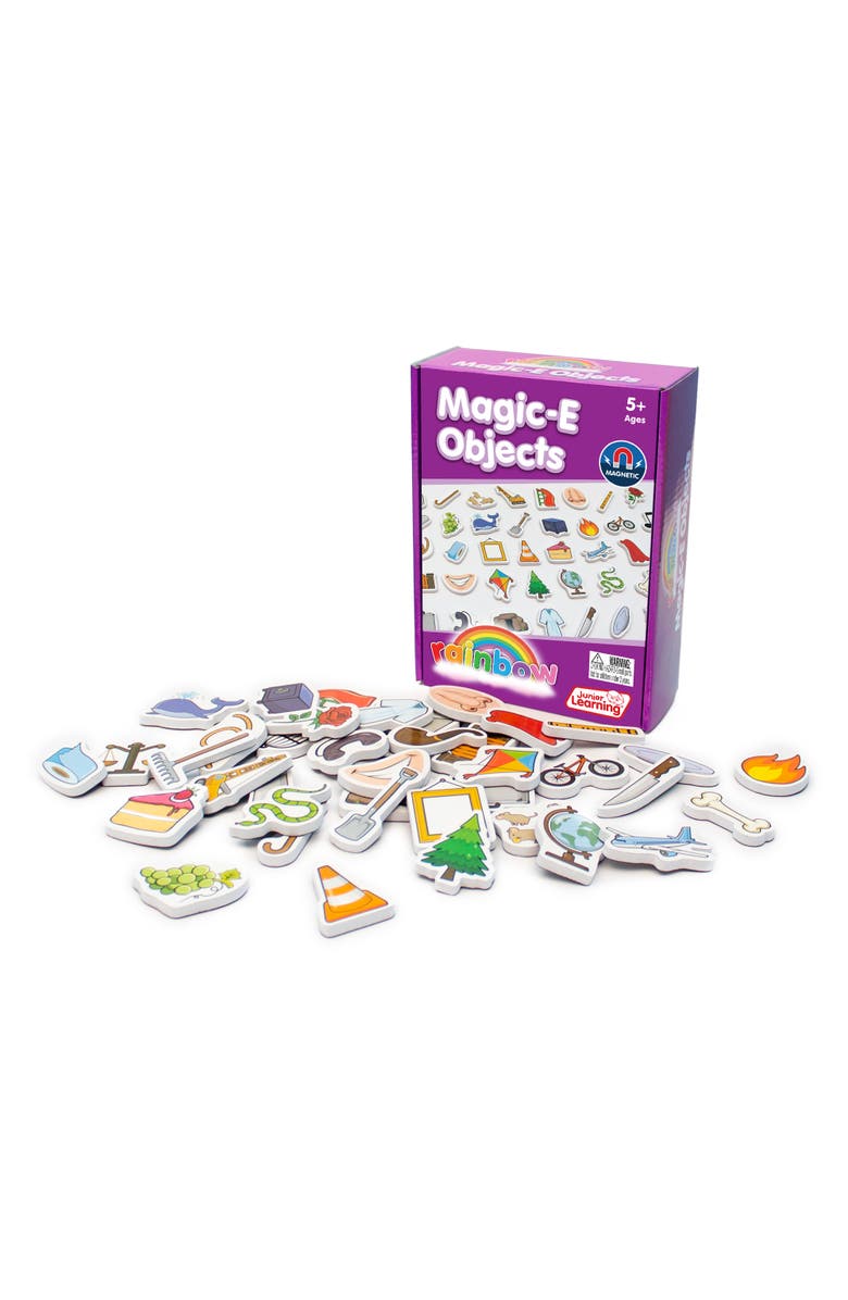 Junior Learning Magice Objects Magnetic Learning Foam Objects, Main, color, Multicolored