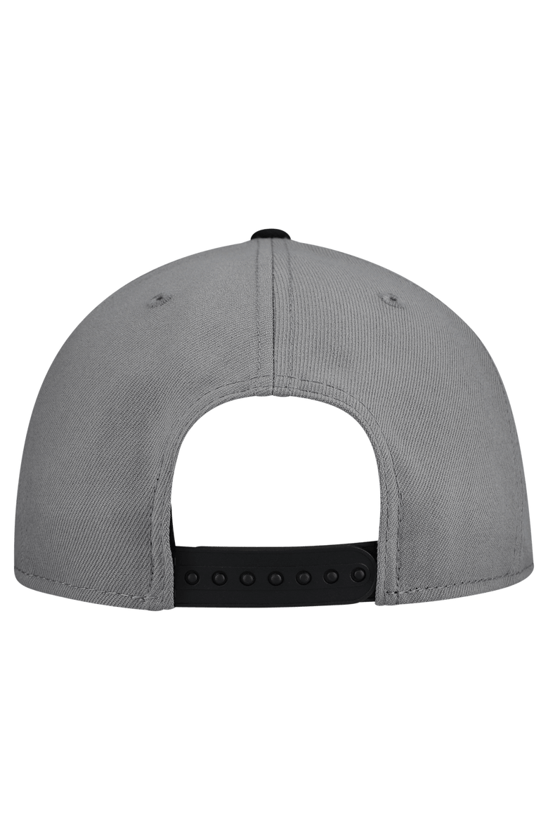 New Era Men's New Era  Gray Chicago Bulls Core Logo Storm Gray Two-Tone 9FIFTY Snapback Hat, Alternate, color, Gray