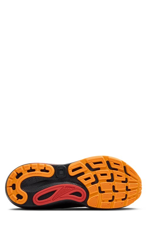 Brooks Adrenaline Gts 24 Running Shoe In Black/ebony/burnt Sienna